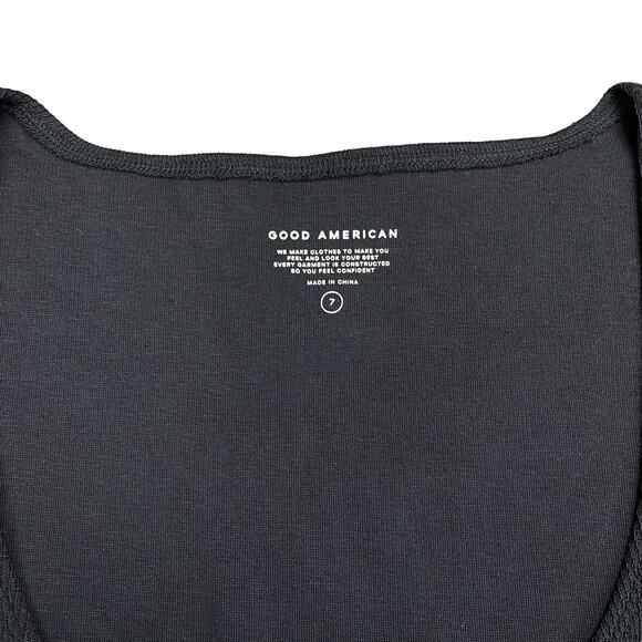 NWT GOOD AMERICAN The Feel Good Bodysuit Sz 4XL Black - Picture 6 of 10